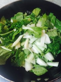 清炒小白菜做法图解3)