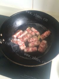 美味青椒洋葱羊肉卷做法图解3)