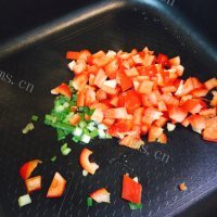 美味的杂菜炒饭做法图解4)