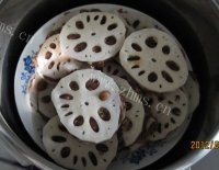 蒸藕夹做法图解3)