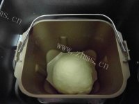 甜美蜜豆小千层面包做法图解3)