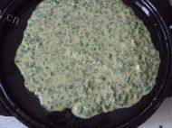 「绿色食物」韭菜鸡蛋饼做法图解4)