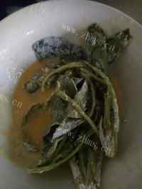 美味的锅塌菠菜做法图解3)