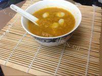美味早餐南瓜汤圆