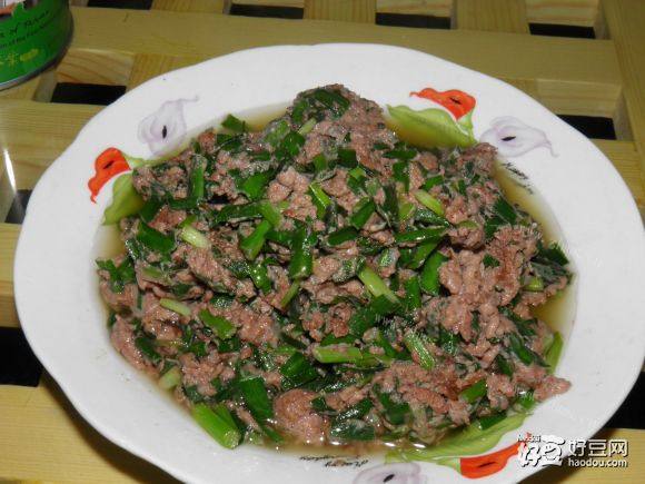 爱美食韭菜炒虾蛋