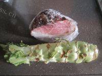 家常菜莴笋炒腊肉做法图解1)