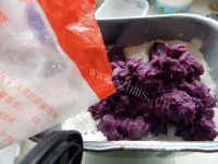 营养丰富的紫薯发糕做法图解7)