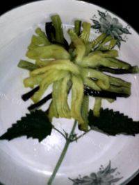家常菜菊花茄子做法图解7)