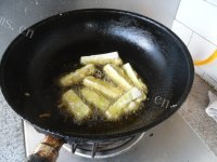 家常菜糖醋茄条做法图解6)