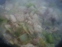 家常菜白菜炖冻豆腐做法图解9)