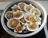 营养午餐蒜蓉粉丝蒸扇贝