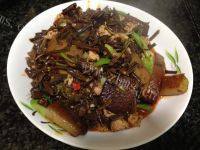 「手工美食」干蕨菜炒做法图解8)
