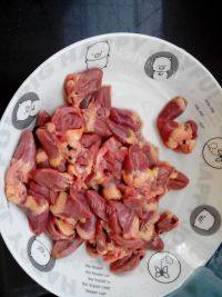 营养美食之辣炒鸡心做法图解4)