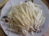 家常菜肉末茭白做法图解4)