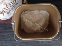 美味的面包机版生姜红糖吐司做法图解4)