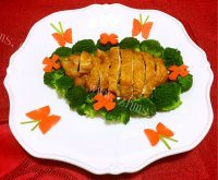 香喷喷的照烧鸡腿做法图解21)