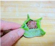 自己做的花式蒸饺做法图解5)