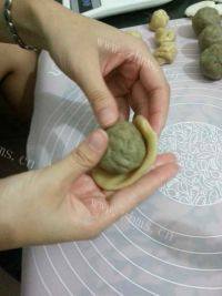 自制绿豆沙月饼做法图解6)