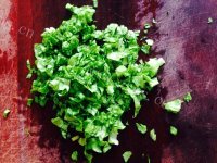 咸淡可口的蔬菜虾茸粥做法图解8)