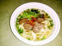 美味的牛肉烩面