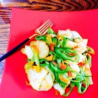 家常菜尖椒土豆片