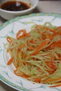 家常菜凉拌莴苣丝