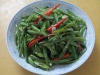 鲜美的清炒四季豆