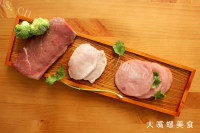 家常菜芥菜炒瘦肉做法图解1)