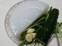 黑暗料理之韭菜拌凉粉做法图解1)