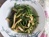 家常菜芦蒿炒香干