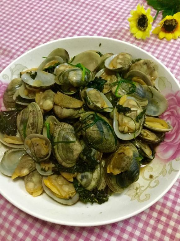 珍馐美味的炒花甲
