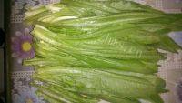 家常菜素炒油麦菜做法图解2)