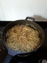 美味的瘦肉炒面做法图解15)