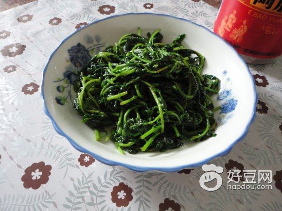 清炒枸杞菜