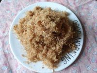 秘制蛋黄肉松酥做法图解6)