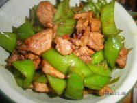 家常菜青椒炒瘦肉