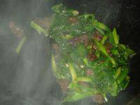 家常菜芥蓝牛肉