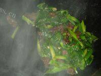 家常菜芥蓝牛肉