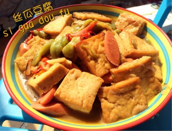 丝瓜豆腐家庭版