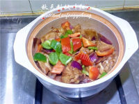 美味的胡椒啫啫滑鸡煲做法图解12)