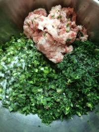 自制荠菜馅饼做法图解1)