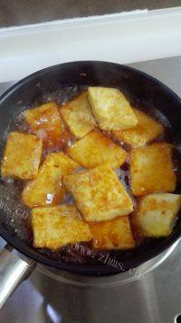 家常菜鲍汁豆腐做法图解7)