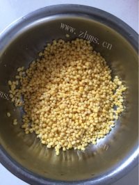 爱上蓝莓味绿豆糕做法图解4)