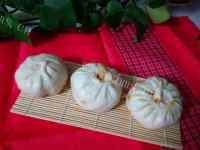 美味的茄子包子