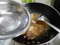 家常菜毛豆烧鸡做法图解6)