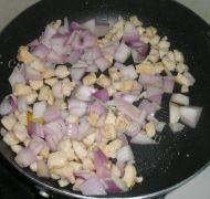 家常菜鸡丁炒饭做法图解10)