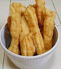 美味佳肴般的油条做法图解5)