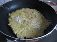 丝瓜煎饼做法图解6)