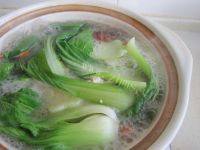 自制鸡汤豆腐小白菜
