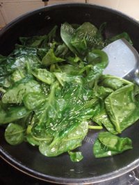 家常菜蒜蓉木耳菜做法图解4)